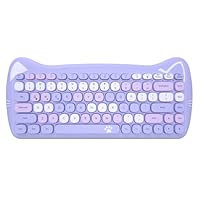 ZIYOU LANG 3060i Bluetooth Tastatur - Retro Cat Design 84 Tasten