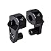 22mm HandleBar Riser Clamp Fit for EXC Adventure Ducati Multistrada 620 Aprilia RSV 1000 Pegaso 650 Triumph Street Triple Tiger Décoration de voiture (Color : Black)