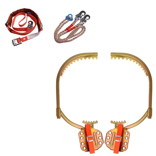 Lumivex Tree Climbing Gear/Tree Spikes, Adjustable Non-Slip Pole Gear, for Hunting Observation, Picking Fruit(450Model)