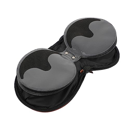 VILLCASE 1Pc Auto CD Storage Bag Capacity Disc Storage Case with Zipper Closure Practical Car CD Organizer for Protecting and Organizing Discs Durable Edging