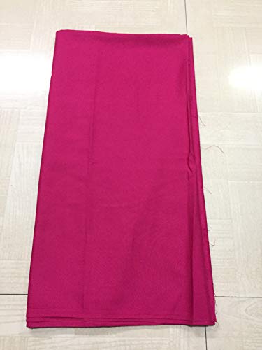 Image of BKRKJ Women's Lizibizi Cotton Unstitched Dress Material Plain Fabric by Meter for Sewing Suit,Salwar,Blouse,Shirt,Kurta,Pyjama,Pathani,Kameez,Chudidar,Patiyala (Rani,Pink 9, 4.5 Meter)
