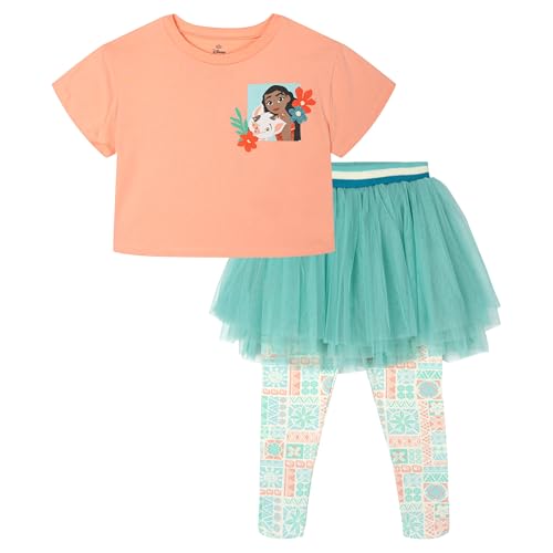 Image of Disney Minnie Mouse T-Shirt Mesh Skirt Leggings Set