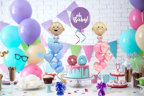 6-Count Blue Metallic Balloon Weights, Birthday Party Favors, Novelty and Gag Gifts, 5.5" Inches, 6-Pack (Blue) by Chochkees - Image 6