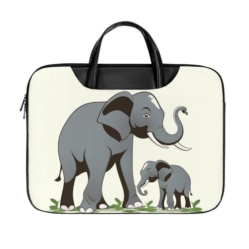 Old Elephant Leather Laptop Bag for Women