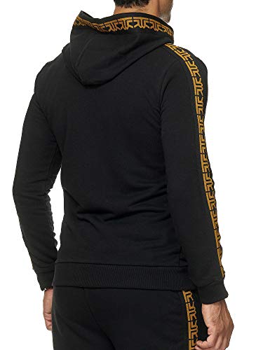 Pull à capuche homme coupe ajustée finitions soignées en molleton