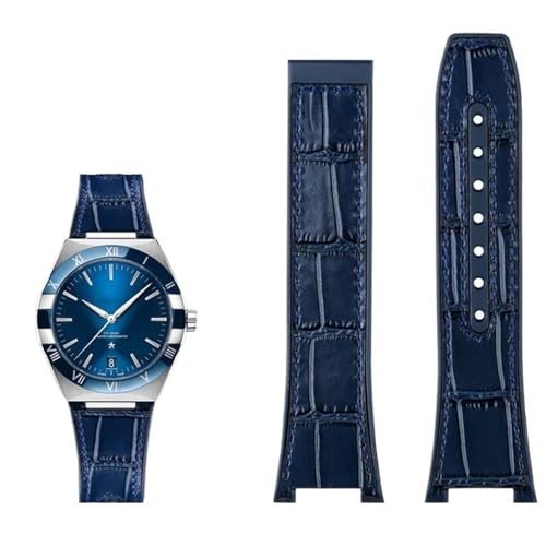 Bracelet en cuir et silicone pour Omega Constellation 131.13 Manhattan