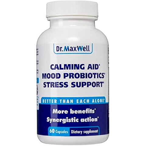 Anxiousness Supplements, Better Calming, Stress & Mood Support Supplement With Kava Kava, Ashwagandha L Theanine, Magnesium, Gaba & More. Adaptogens & Nootropics for Women & Men, 60 Capsules, USA Cover