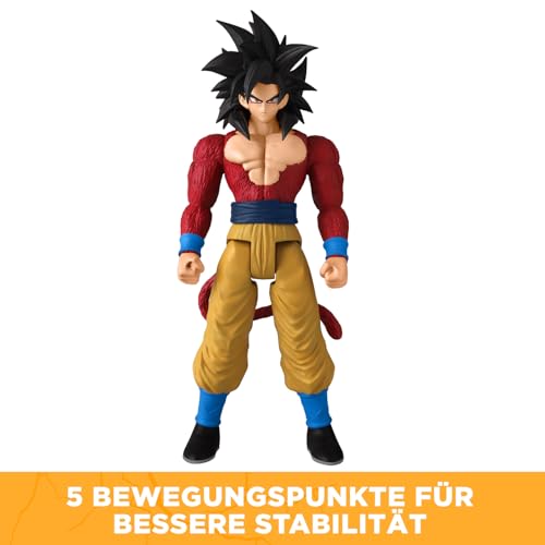 BANDAI - Dragon Ball Super - Riesenfigur Limit Breaker - Super-Saiyajin 4 Goku - Offizielle Lizenz - Große Gelenkfigur Goku Super Saiyan 4… – Ansicht 5