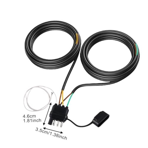 Kit de faisceau d'éclairage remorque bateau plat 4 voies à performance stable