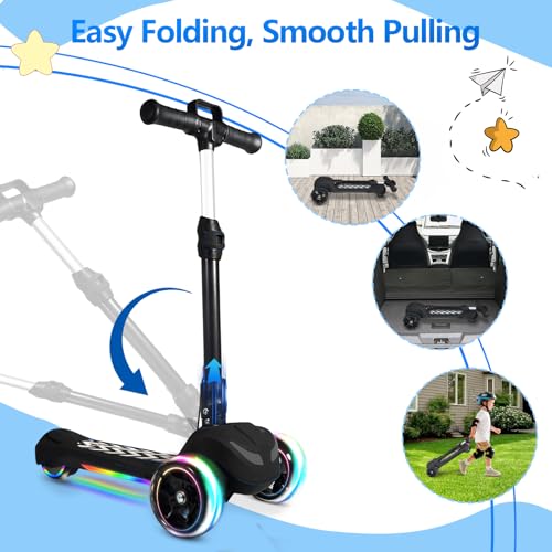 BLISSRIDE 3 Wheel Electric Scooter for Kids