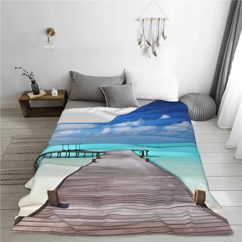 Couverture polaire Maldives en flanelle de qualite supérieure 152x127 cm - 8