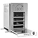Produktbild intergrill 800° Elektrogrill Edelstahl 2,88kW | Hochleistung Steakgrill Quarzbrenner | 20 kg Oberhitze Tischgrill | Inkl. Grillrost und Gastroschale