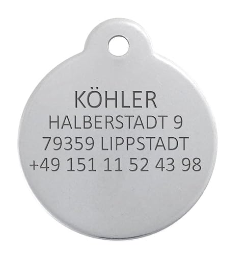 Individuelle Haustier-Marken aus Edelstahl Cover