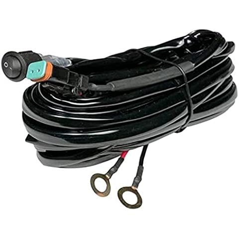 Southern Truck 79904 Light Bar Harness, Rocker Flip-Switch, Single Dt Connector Cover