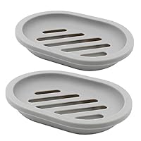Algopix Similar Product 6 - Topsky 2Pack Soap Dish with Drain