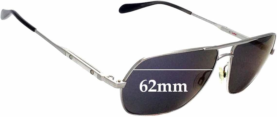 Sunglass Fix Replacement Sunglass Lenses Compatible with Oliver Peoples OV1112-S Kelton 62mm