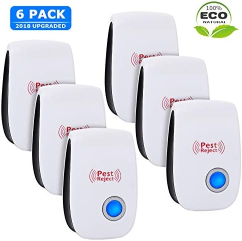 YOOKOON Ultrasonic Plug in Device - Electronic Portable Pet Sаfe - Еlectromagnetic Waves Ultrasound Control - Rеpеllent for Micе Rаts Mоsquitos Spidеrs Rоdents Insеcts - Indoor/Outdoor