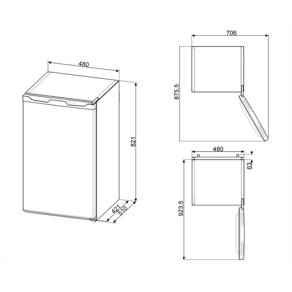 SMEG CONG.VERT. FF08EW (E)TAVOLO