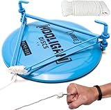 Rogue Iron Sports Disc Golf Retriever Accessory Grabber with Rope for Water Disc Retrieval Blue