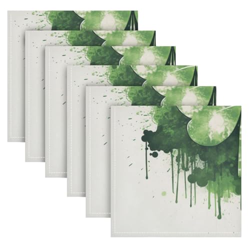 Servilletas de tela para San Patricio, pack de 6 miniatura 2