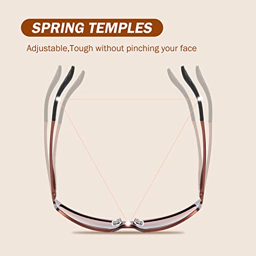 DUCO Sunglasses Men Polarized Sports Sunglasses for Driving Golfing Fishing Shades UV400 Protection 82024