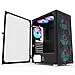 Produktbild Montech X3 Mesh - 6 Lüfter, 3 x 140 mm & 3 x 120 mm RGB-Beleuchtungslüfter ATX Mid-Tower PC Gaming Gehäuse, USB 3.0, offenes Seitenteil aus gehärtetem Glas, hoher Luftstrom, Schwarz