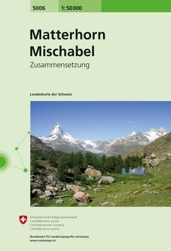 Matterhorn Mischabel: Zusammensetzung (National Map Composite) by Swisstopo (2001-02-24)