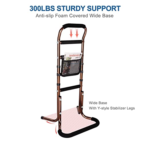 Hepo Chair Stand Assist For Seniors With Storage Pocket, Adjustable Height Cane, Bed Rails For Elderly Sit To Stand, Portable Mobility Aids, Chair Lift Assist Grab Bar Safe Support #TOP3