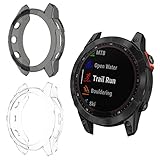 【Modelo compatible】: Esta cubierta protectora es compatible con Garmin Fenix 7S/Fenix 7S Solar /Fenix 7S Sapphire Solar smartWatches. Revisa tu modelo de reloj antes de comprar. Hay una variedad de colores para elegir.