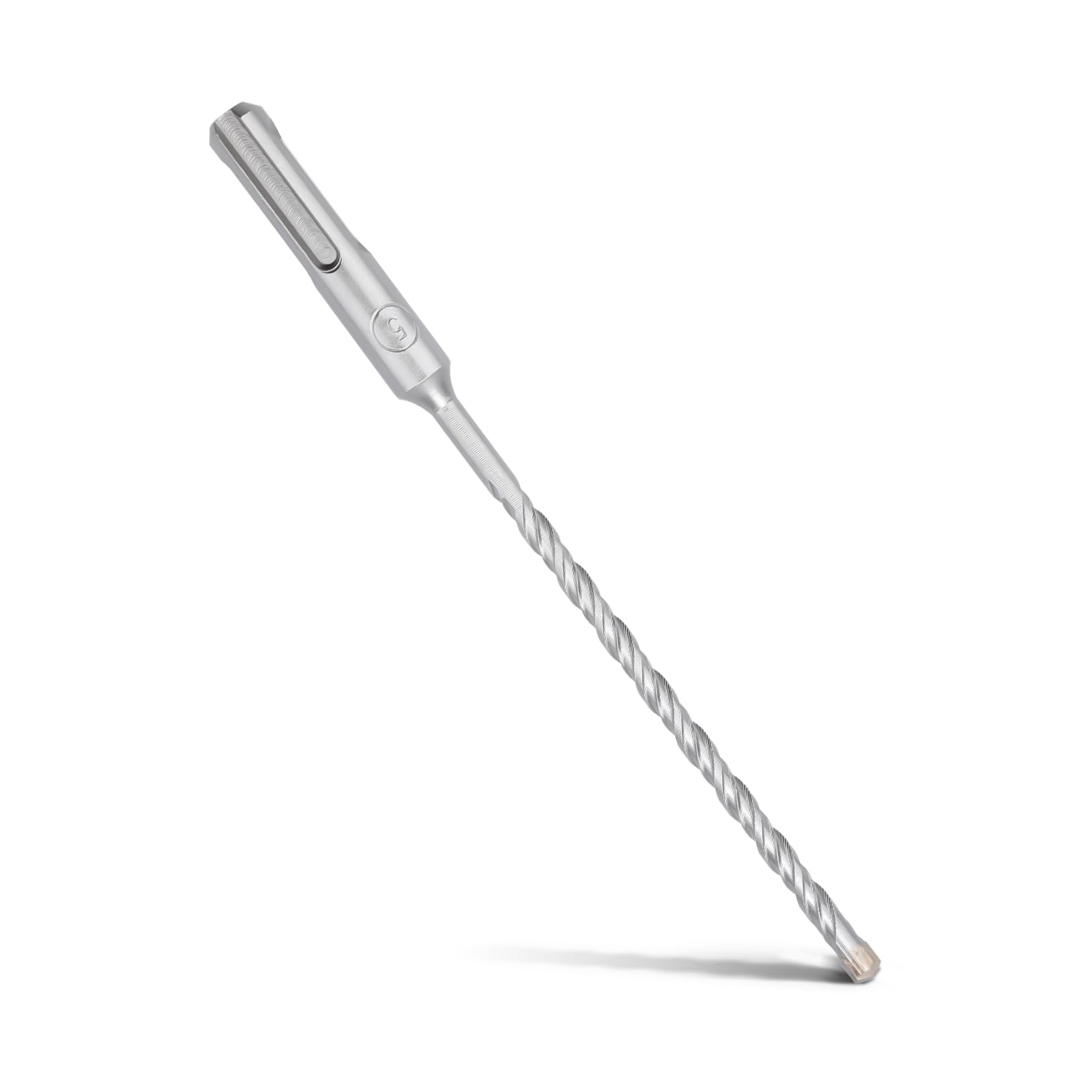 SDS Plus Broca para perforador para hormigón, 5 x 160 mm, con 4 puntas de metal duro y doble rosca, para hormigón, piedra, piedra natural