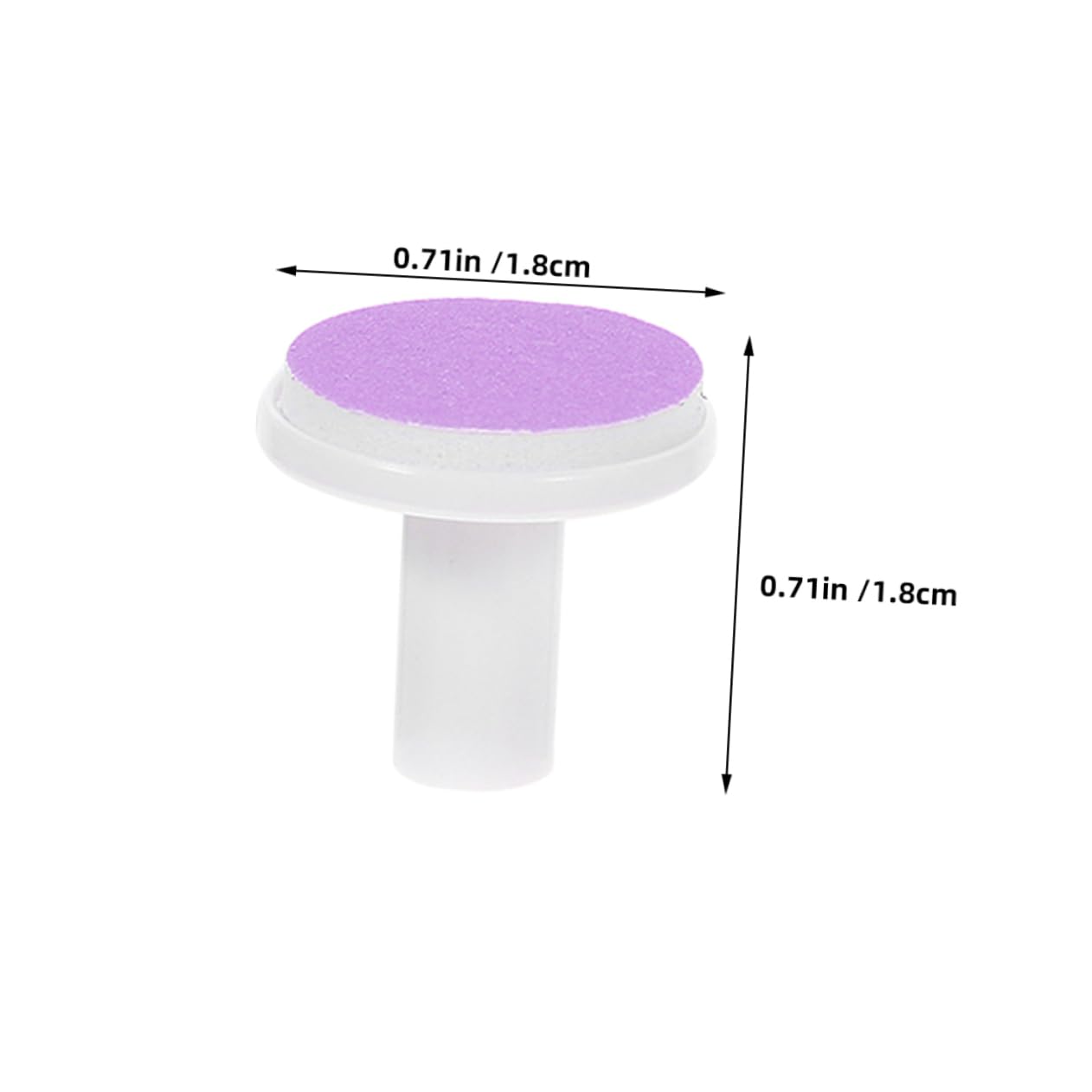 PLAFOPE 6pcs Electric Nail Grinder Pads for Baby Nail Trimmer Newborns Toddlers Replacement Cushions Quick Effortless One-Button Operation
