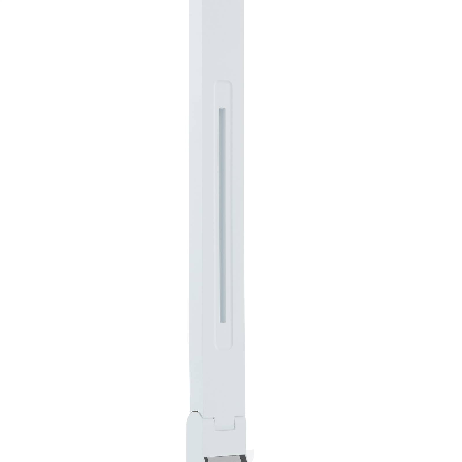 LED Lámpara de mesa 'Eleni'con dimmer táctil (Moderno) en Blanco hecho de Plástico (1 llama,) de Lindby | lámpara de mesa LED