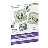 Printworks High Gloss Photo Paper for Inkjet Printers, 8.5 mil, 15 Sheets, 8.5” x 11” (00547) ,...