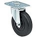 Light-Medium Duty Casters - 5x1-1/4 light-med duty 00 plate swivel caster