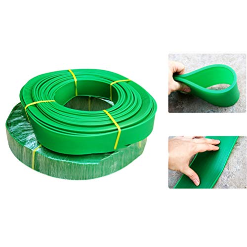 Lawn Edging Garden Border Edging Flexible Curve Eco Friendly Rubber Tyre Lawn & Patio,50mx10cm