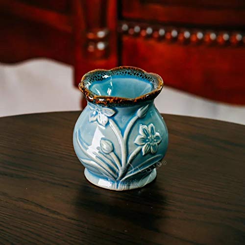 Brûleur de parfum bleu clair pour éliminer le stress et parfumer la chambre