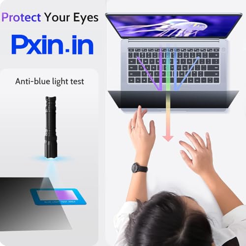 Image of Pxin 14 Inch (4:3) Laptop Eye Comfort Shield with Adv Privacy | Anti-Glare | No UV | Anti Blue | Laptop Privacy Filter