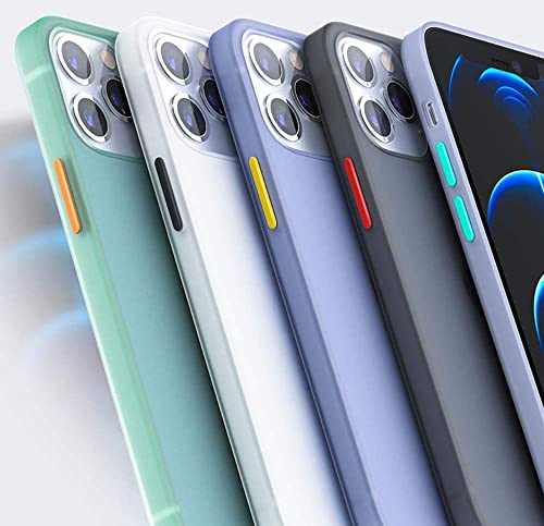 Coque silicone liquide gris translucide iPhone 12 Mini - 6