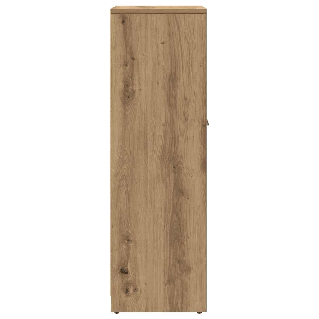 vidaXL Armadietto Bagno Artigianale 30x30x95 cm in Legno Multistrato