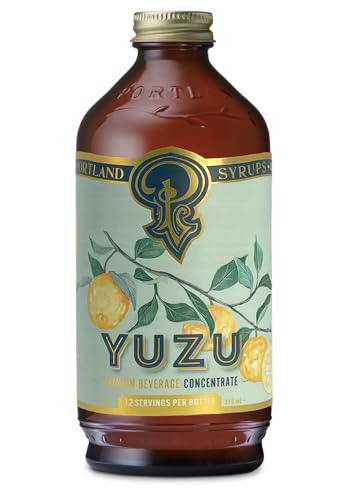 Portland Syrups Yuzu Citrus Syrup, Beverage Concentrate, 12 oz, 12 Servings