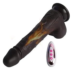 XXL Realistischer Dildo Vibrator Mit Stoßfunktion,24Cm Große Anal Vibratoren Mit 7 Vibrationmodi,silikon Dildos Mit Fernbedienung,g-Punkt Sexspielzeug Mit Starke Saugnapf Für Sie&ihn