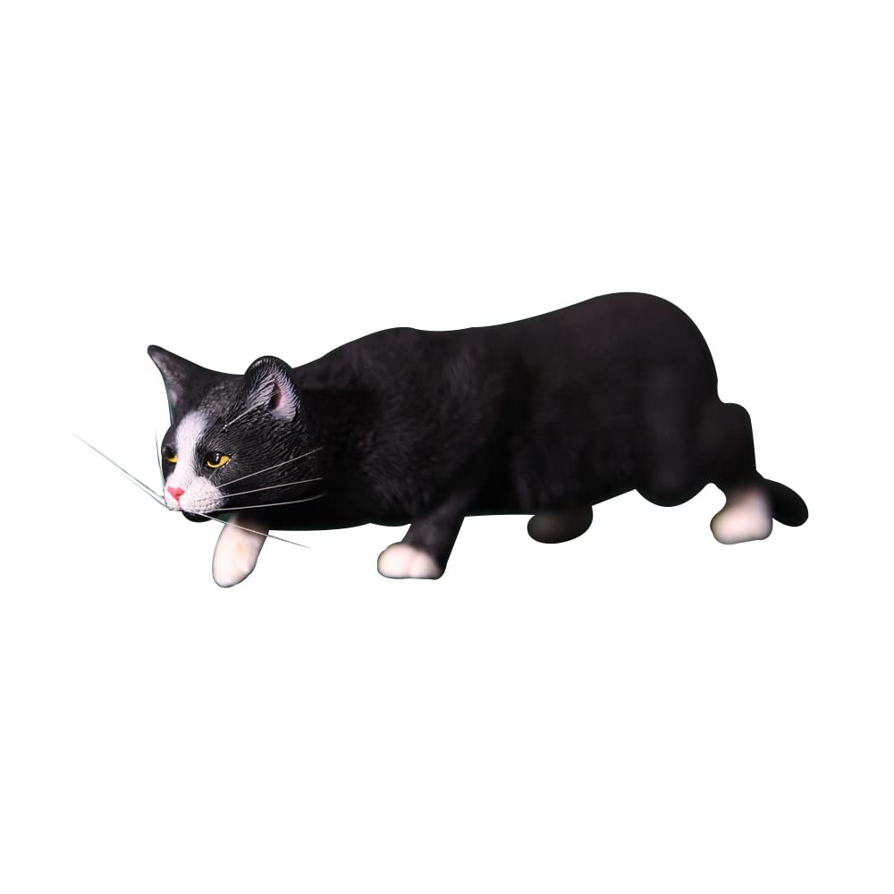 Statue de chat de jardin AMITD pour embellir un extérieur terne