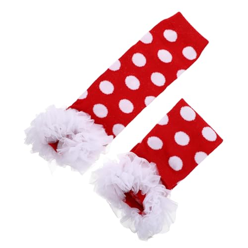 BESPORTBLE Cute Girls Leg Warmers Cotton Christmas Leg Warmers for Toddlers Winter Boot Cuff