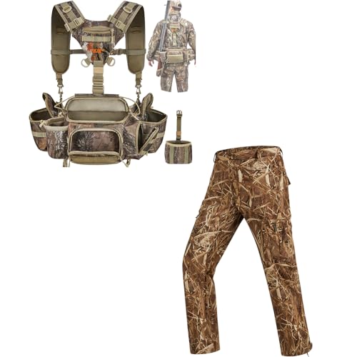 Size L Reed Camo Hunting Pants and Hunting Waist Pack