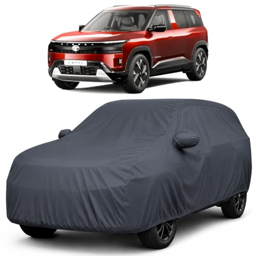 Image of Autofact Car Cover for Tata Sierra | All Weather Waterproof Full Body Car Cover | Light-Weight Triple-Stitched Outdoor Shield with UV Protection, Dustproof & Heat-Resistant