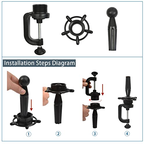 YTBYT 21 Zoll Perücke Kopf Kork Leinwand Block Kopf Perücke Display Styling Kopf Mannequin Kopf Mit Stand und Montage Löcher