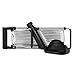 Flexzion Mandoline Slicer Adjustable Stainless Steel Built-in Blades for Slicing Food Vegetable Onion Potato Chip French Fry Apple Tomato Zucchini Noodle Slicer Cutter Julienne