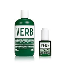 مصل الببتيد VERB Density، يزيد من كثافة الشعر بشكل واضح + يقلل من علامات تساقط الشعر - لا يحتوي على البارابين أو الكبريتات الضارة