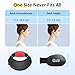 Comfytemp Anti-Head-Down Neck Brace with Red Light Therapy, Posture Support Improve Tech Neck Forward Head, Soft Foam Cervical Collar for Office Worker Reader, One Size