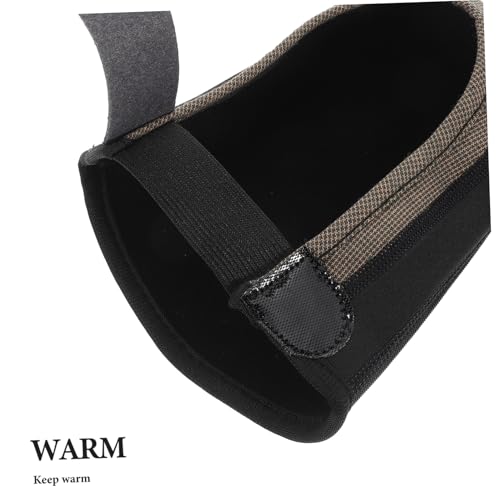 Cubiertas para zapatos de bicicleta Toyvian para invierno, cubrebotas antideslizantes con correa en el talón para ciclismo de carretera y montaña, protección duradera contra la lluvia miniatura 5